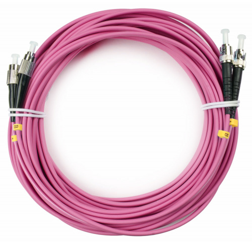 Патч-корды оптические Cabeus FOP-50-OM4-FC-ST-15m