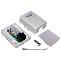 Компьютерные розетки TWT TWT-SM1-45/6-WH