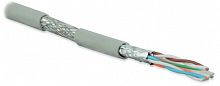 Кабель витая пара Hyperline SFTP4-C6A-S23-IN-LSZH-GY-500