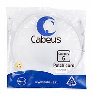 Патч-корды Cabeus PC-UTP-RJ45-Cat.6-1m-WH
