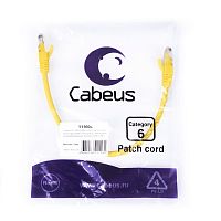 Патч-корды Cabeus PC-UTP-RJ45-Cat.6-0.3m-YL-LSZH