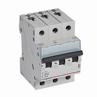LEGRAND 403891 Автоматический выключатель TX3 6000, 10 кА, тип характеристики B, 3П, 400 В~, 32 А