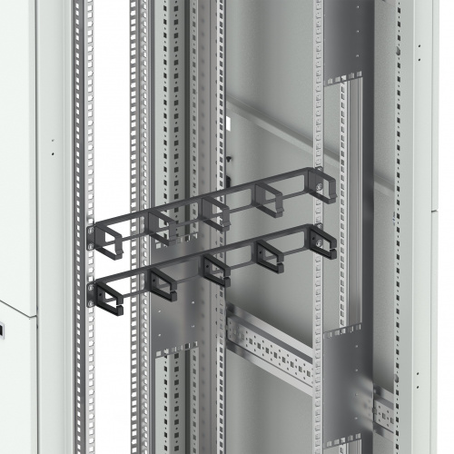 Кабельные организаторы (органайзеры) Dannman CO-1U-MR-RAL9005 фото 2