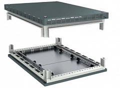 ДКС R5KTB88H50IT Комплект, крыша перфорованная и основание, для шкафов, 800 x 800 мм