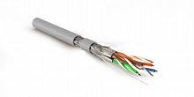 Кабель витая пара Hyperline SFTP4-C7-S23-IN-LSZH-GY-500