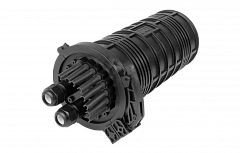 ССД Кросс-муфта оптическая МКО-С6/СМ4-1PLC4-SC/APC-10SC-10SC/APC-1SC/APC абонентская, 2 ввода