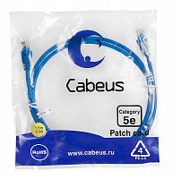 Патч-корды Cabeus PC-UTP-RJ45-Cat.5e-1.5m-BL-LSZH