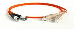 TWT TWT-2FC-2SC/OM2-20 Патч-корд оптический, PVC, дуплексный, FC/PC-SC/PC, MM 50/125, 20 м