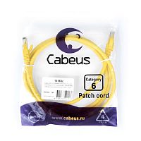 Патч-корды Cabeus PC-UTP-RJ45-Cat.6-1.5m-YL-LSZH