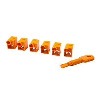 Модули Keystone Jack LANMASTER LAN-SEC45-CL-SET-OR