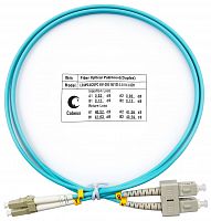 Патч-корды оптические Cabeus FOP-50-LC-SC-1m