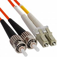 Патч-корды оптические Hyperline FC-D2-50-LC/PR-ST/PR-H-50M-LSZH-OR