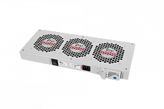 Rem R-FAN-3T Модуль вентиляторный, 3 вентилятора с терморегулятором для установки в крышу/дно шкафа