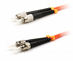 Cabeus FOP-62-FC-ST-1m Шнур оптический duplex FC-ST 62,5/125 mm 1м LSZH