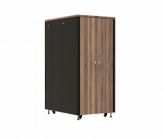 DANNMAN AXS-327511-RAL9005 Шкаф напольный 19 дюймовый звукоизолирующий, 32U, 1660х750х1134 мм