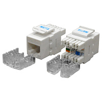 TWT TWT-OK45UTP180/6-WH Модуль Keystone RJ45, Cat.6, UTP, 180 градусов, белый