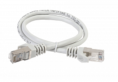 ITK PC01-C5EF-05M Коммутационный шнур (патч-корд), кат.5Е FTP, 0,5м, серый