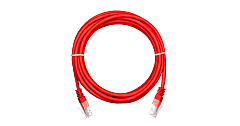 NETLAN EC-PC4UD55B-BC-PVC-050-RD-10 Коммутационный шнур U/UTP 4 пары, Кат.5е (Класс D), 100МГц, 2хRJ