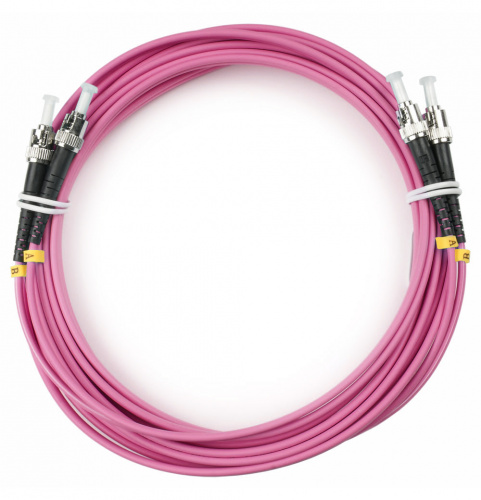 Патч-корды оптические Cabeus FOP-50-OM4-ST-ST-20m
