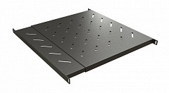 Hyperline TSD3L-0.5U-405/700-RAL9005 Полка c 19'' креплением, раздвижная, 0.5U