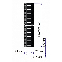 TWT TWT-CBB-TRMP-42U Транзитные направляющие для шкафов серии Business, 42U, 2 шт., черные