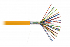 NETLAN EC-UU025-5-LSZH-OR-3 Кабель U/UTP 25 пар, Кат.5 (Класс D), 100МГц, одножильный