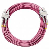 Патч-корды оптические Cabeus FOP-50-OM4-SC-SC-15m