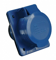 IEK PSR41-032-3 Розетка встр. ССИ-423 32А-6ч 220В 2P+PE IP44