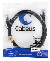 Патч-корды Cabeus PC-UTP-RJ45-Cat.5e-1.5m-BK