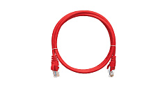 NIKOMAX NMC-PC4UD55B-005-C-RD Коммутационный шнур U/UTP 4 пары, Кат.5е LSZH нг(А)-HFLTx красный 0,5м