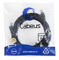 Патч-корды Cabeus PC-UTP-RJ45-Cat.5e-5m-BK