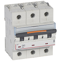 LEGRAND 409839 Авт.выкл.DX3 3П D63A 25kA