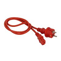 Кабели питания LANMASTER LAN-PP13/SH-1.0-RD
