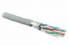 Datarex DR-140102 Кабель кат. 5е, 4 пары F/UTP, 24AWG, LSZH нг(А)-HF, серый, катушка 305
