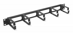 Cabeus JB08-1U-BK Кабельный органайзер горизонтальный 19