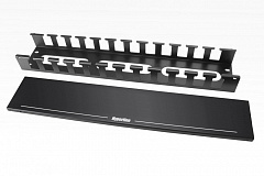 Hyperline CM-2U-MLF-COV Кабельный организатор металлический с крышкой, 19