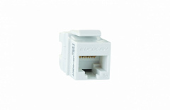Eurolan 16B-U5-03WT Розеточный модуль Keystone категории 5e, UTP, 1xRJ45, 180 градусов, T568A/B, мак