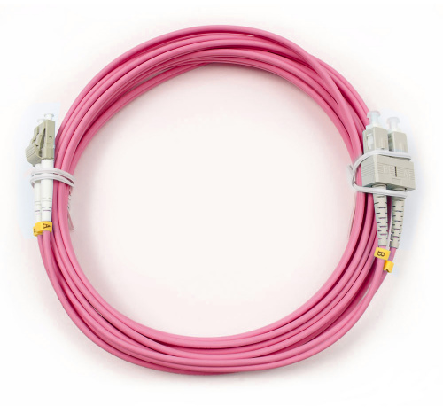 Патч-корды оптические Cabeus FOP-50-OM4-LC-SC-7m