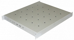 Hyperline TSD3M-1U-405/700-RAL7035 Полка c 19'' креплением, раздвижная, 1U, с регулируемой глубиной