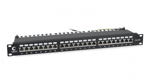 Патч-панели Cabeus PL-24-Cat.6A-SH-Dual IDC