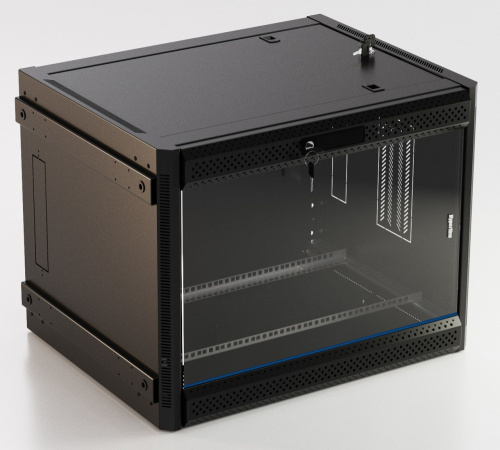 Настенные шкафы Hyperline TWB-FC-1566-GP-RAL9004
