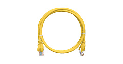 NIKOMAX NMC-PC4UD55B-005-C-YL Коммутационный шнур U/UTP 4 пары, Кат.5е LSZH нг(А)-HFLTx желтый, 0,5м