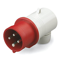 ДКС DIS2211636 Вилка кабельная угловая IP44 16A 3P+E 400В