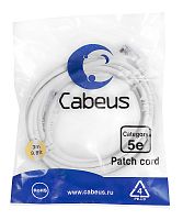 Патч-корды Cabeus PC-UTP-RJ45-Cat.5e-3m-WH