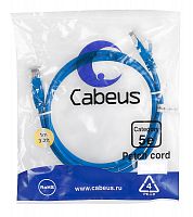 Патч-корды Cabeus PC-UTP-RJ45-Cat.5e-1m-BL-LSZH