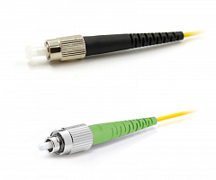 TWT TWT-ST-FC/SAU-1.0 Патч-корд оптический, PVC, симплексный, ST/APC-FC/UPC, SM OS2, 1.0 м