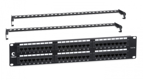 Патч-панели Cabeus PL-48-Cat.6A-Dual