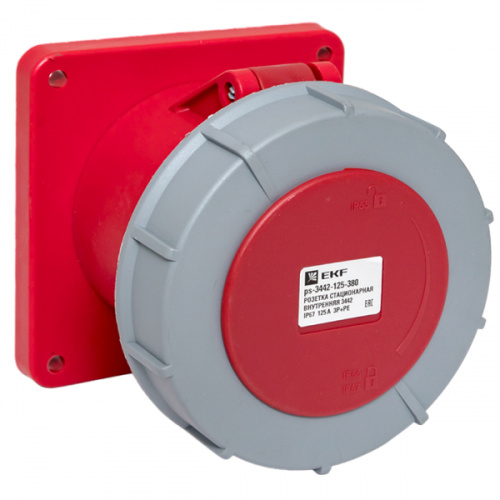 Кабельные вилки и розетки EKF ps-3442-125-380