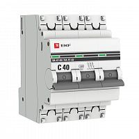 Автоматические выключатели EKF mcb4763-3-40C-pro