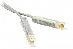 HYPERLINE PC-110-110-1P-CX-1M-LSZH-GY Патч-корд 110 тип-110 тип, 1 пара, LSZH, 1 м, серый